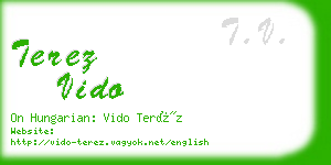 terez vido business card